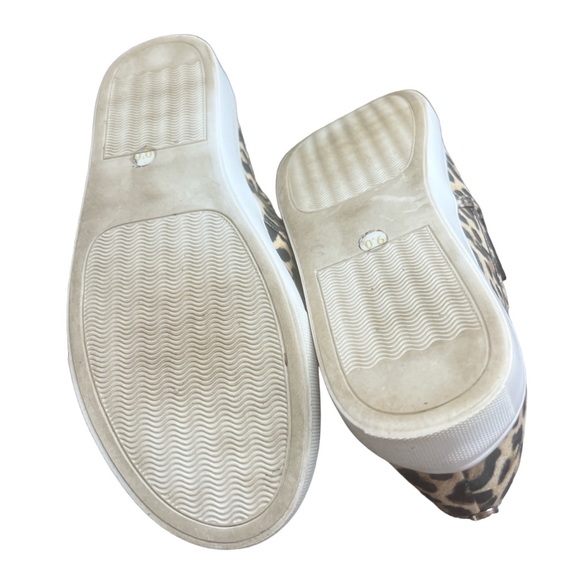 Steve Madden Safari Leopard Print Knit Slip on Sneakers Size 9M - Picture 5 of 5